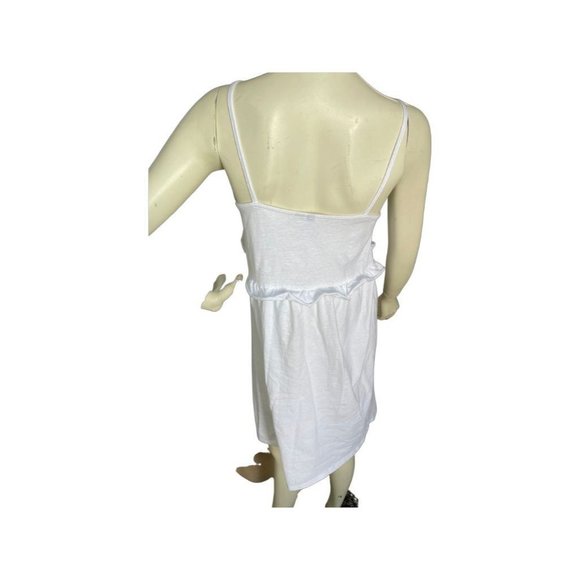 ASOS White Ruffle Tank Midi Dress - Picture 2 of 2